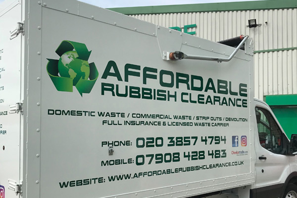 Affordable Rubbish Clearance van